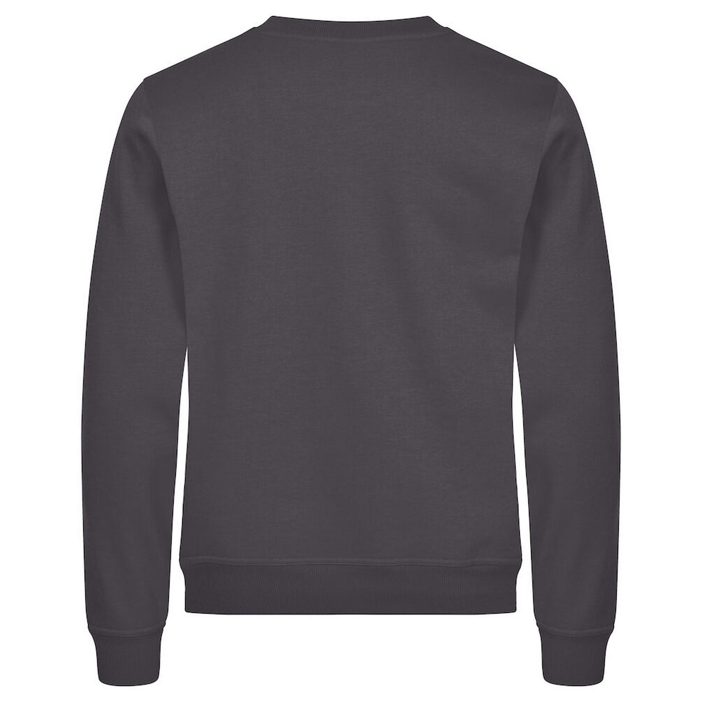Metal Grey - Back - Clique Unisex Adult Miami Round Neck Sweatshirt