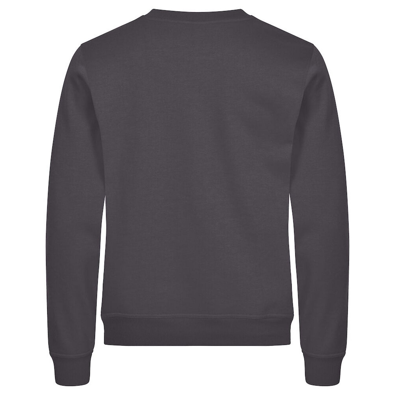 Metal Grey - Back - Clique Unisex Adult Miami Round Neck Sweatshirt