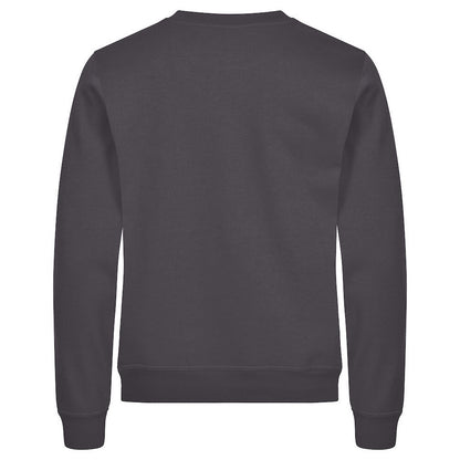 Metal Grey - Back - Clique Unisex Adult Miami Round Neck Sweatshirt