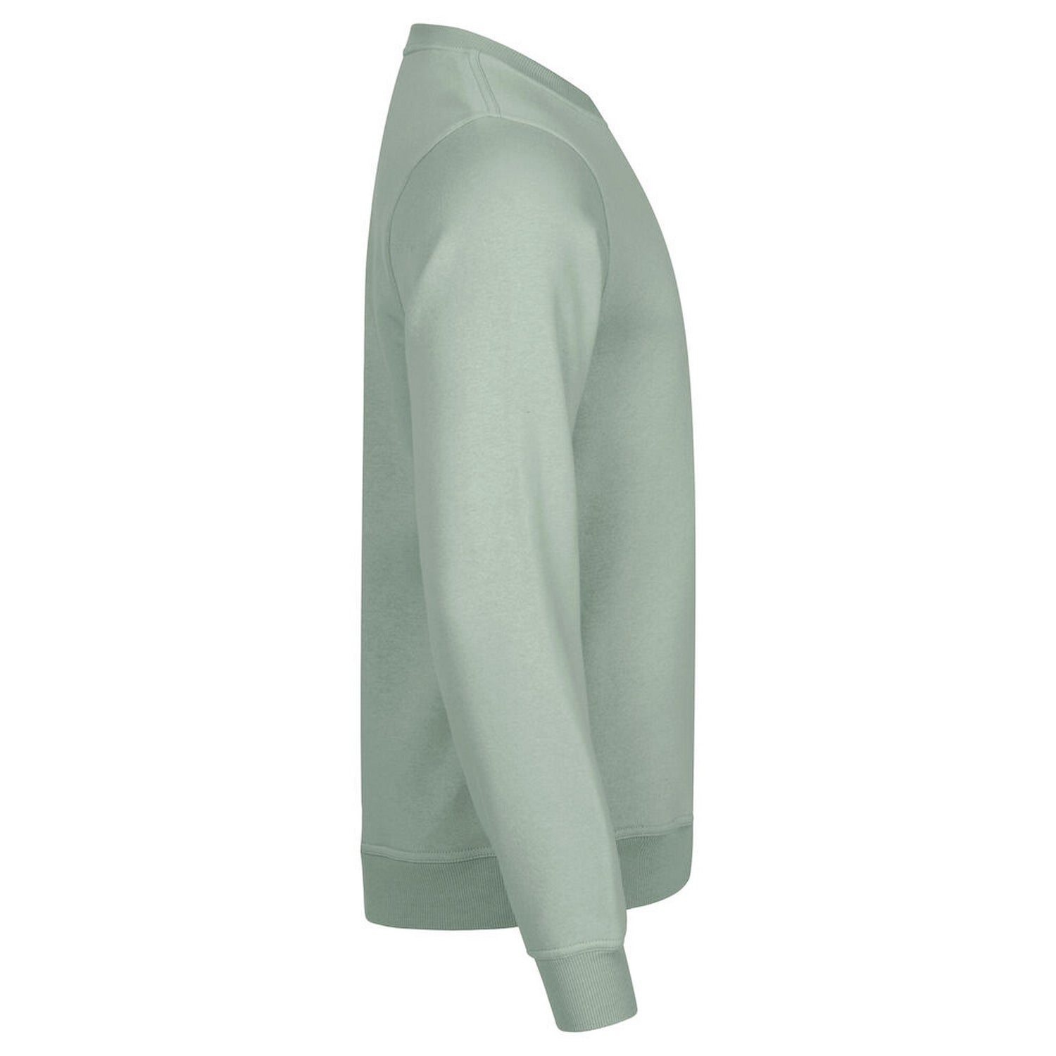 Sage Green - Side - Clique Unisex Adult Miami Round Neck Sweatshirt