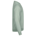 Army Green - Side - Clique Unisex Adult Miami Round Neck Sweatshirt