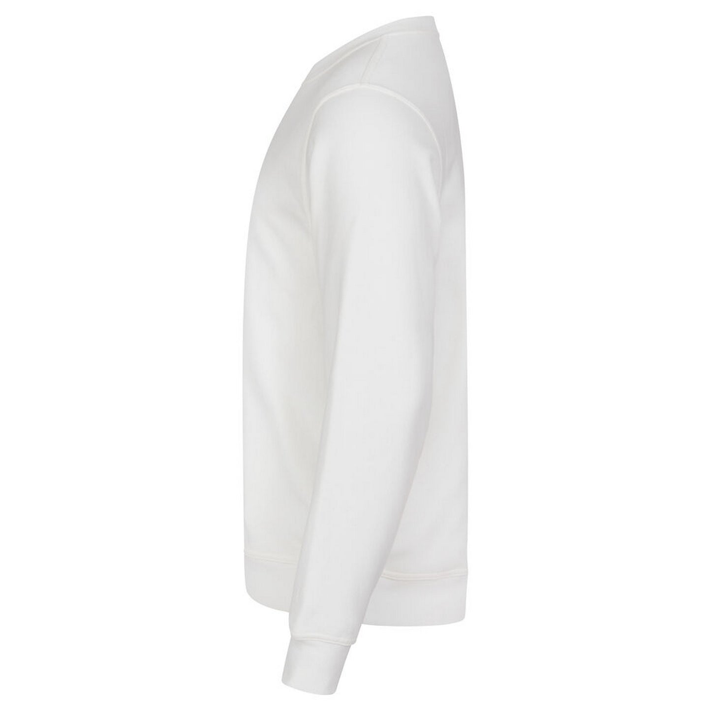 Off White - Side - Clique Unisex Adult Miami Round Neck Sweatshirt