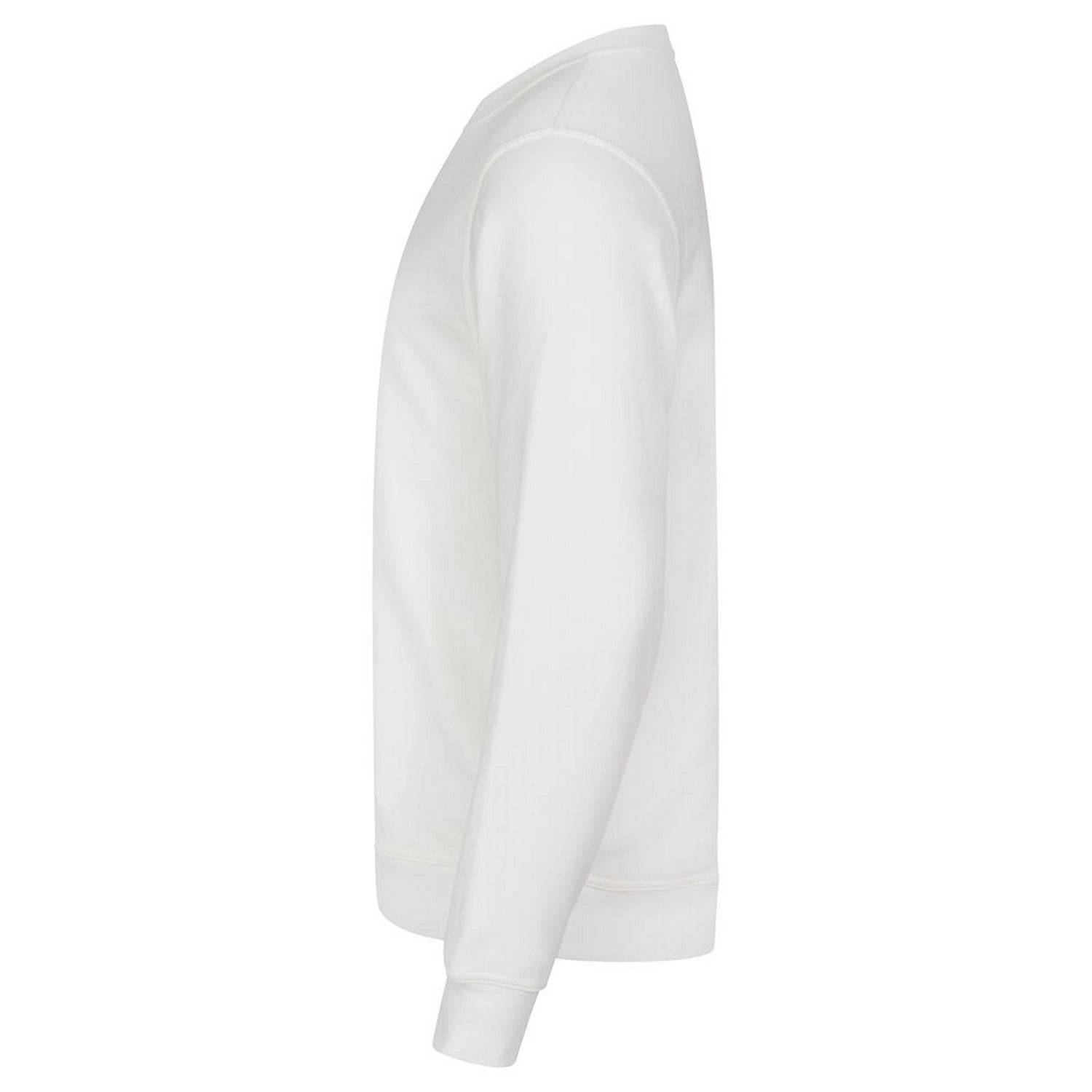 Off White - Side - Clique Unisex Adult Miami Round Neck Sweatshirt