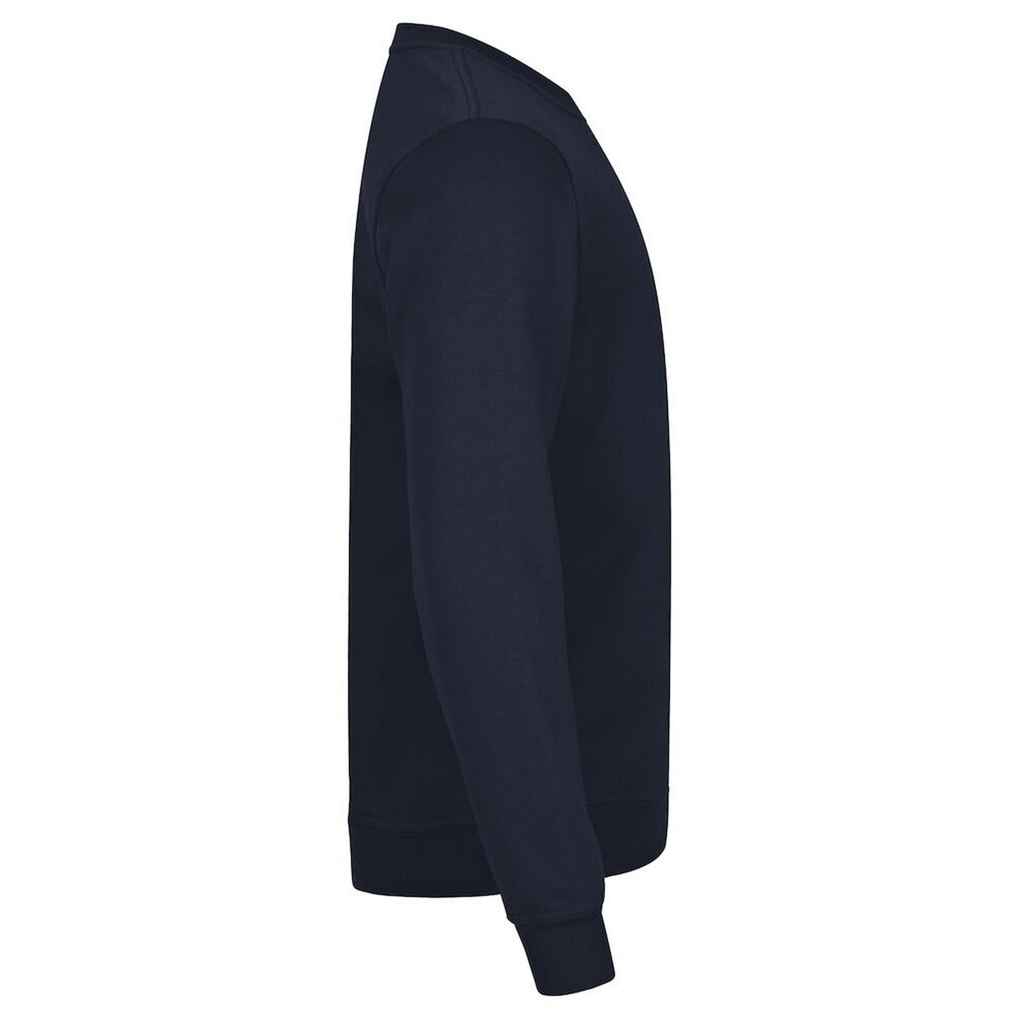 Navy - Side - Clique Unisex Adult Miami Round Neck Sweatshirt
