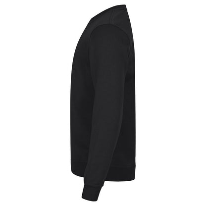 Black - Side - Clique Unisex Adult Miami Round Neck Sweatshirt