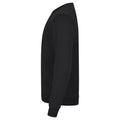 Black - Side - Clique Unisex Adult Miami Round Neck Sweatshirt