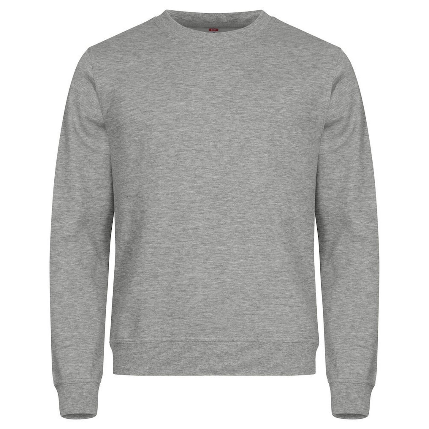 Grey Melange - Front - Clique Unisex Adult Miami Round Neck Sweatshirt