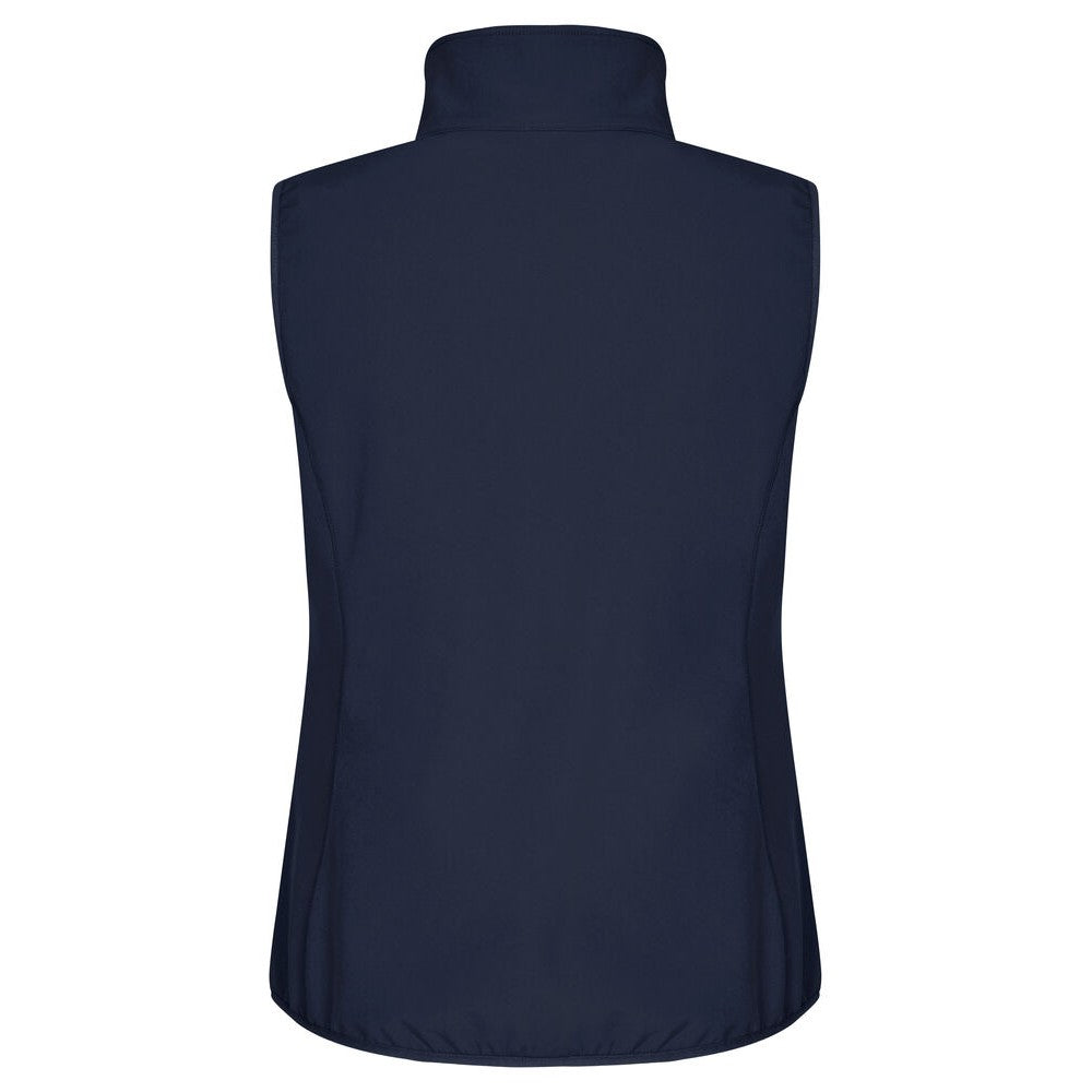 Dark Navy - Back - Clique Womens-Ladies Classic Softshell Body Warmer