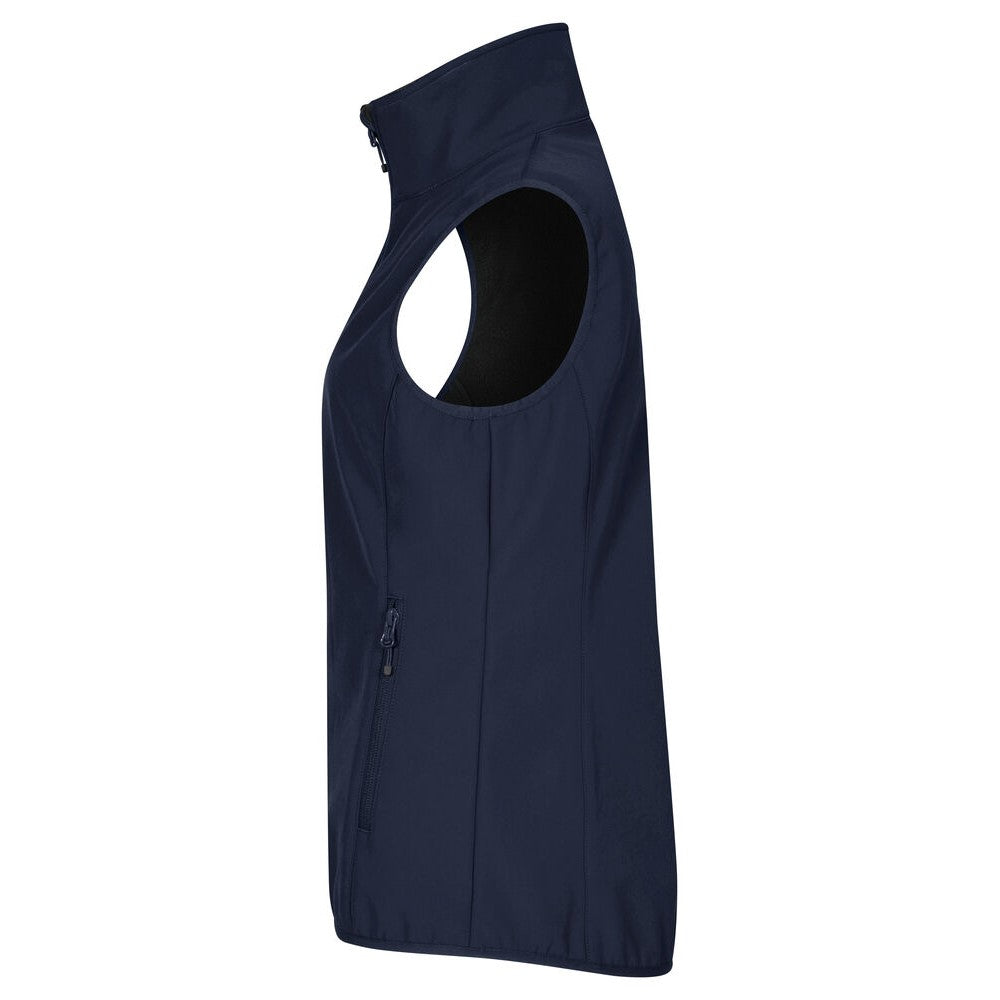 Dark Navy - Lifestyle - Clique Womens-Ladies Classic Softshell Body Warmer