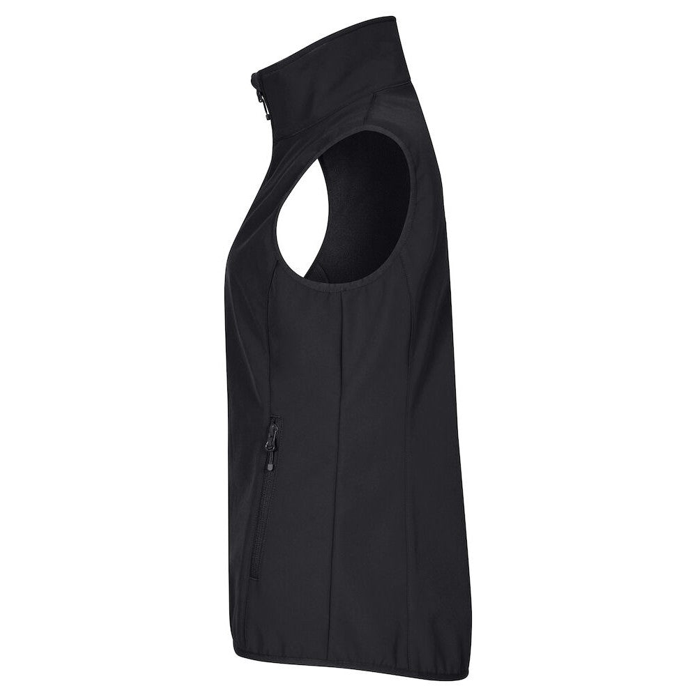 Black - Lifestyle - Clique Womens-Ladies Classic Softshell Body Warmer