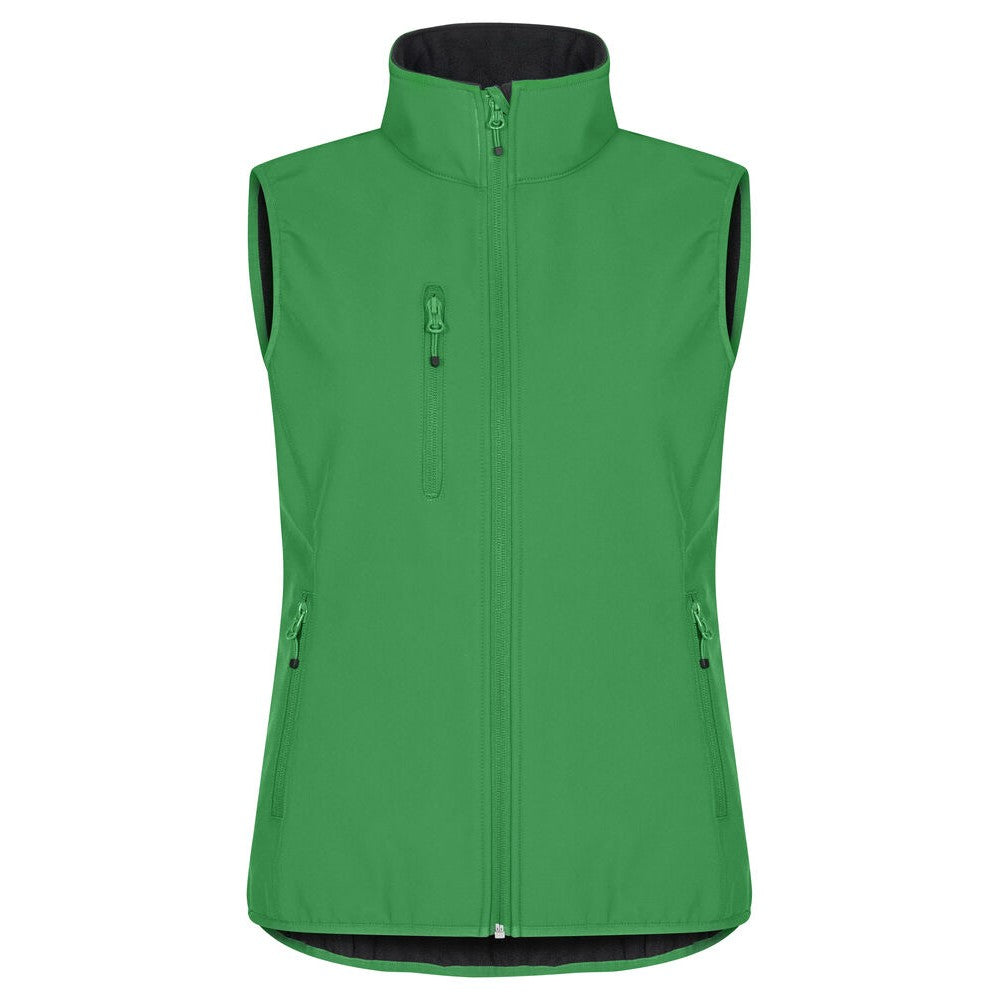 Apple Green - Front - Clique Womens-Ladies Classic Softshell Body Warmer