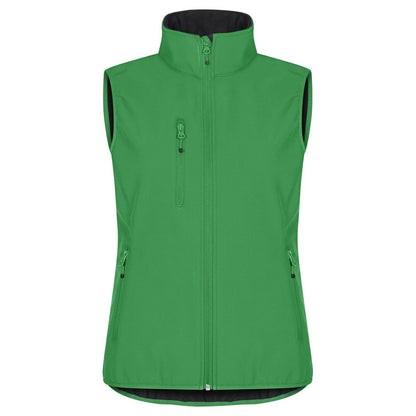 Apple Green - Front - Clique Womens-Ladies Classic Softshell Body Warmer