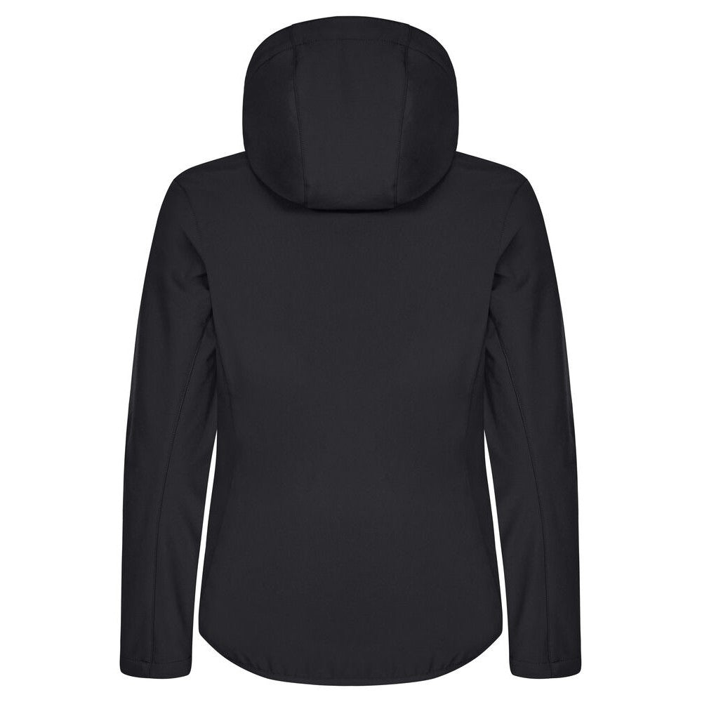 Black - Back - Clique Womens-Ladies Classic Soft Shell Jacket