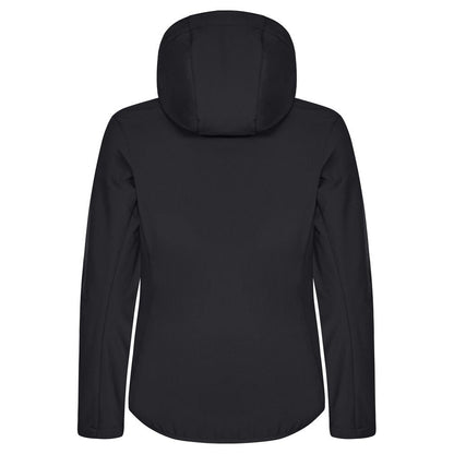 Black - Back - Clique Womens-Ladies Classic Soft Shell Jacket