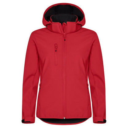 Red - Front - Clique Womens-Ladies Classic Soft Shell Jacket