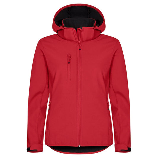 Red - Front - Clique Womens-Ladies Classic Soft Shell Jacket