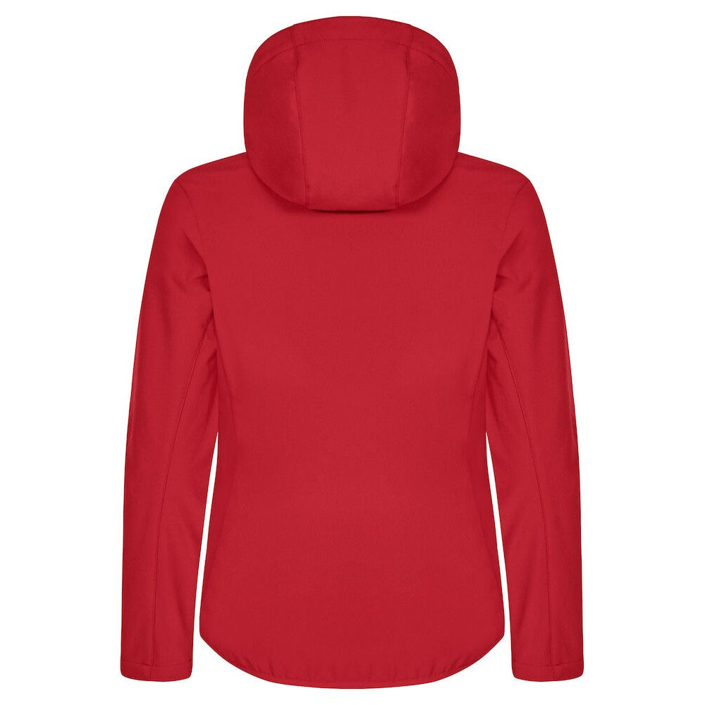 Red - Back - Clique Womens-Ladies Classic Soft Shell Jacket