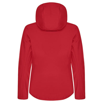 Red - Back - Clique Womens-Ladies Classic Soft Shell Jacket