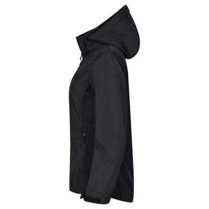 Black - Lifestyle - Clique Womens-Ladies Classic Soft Shell Jacket