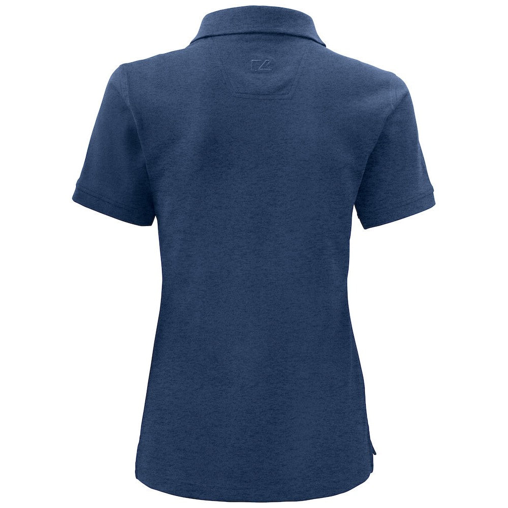 Cobalt - Back - Cutter & Buck Womens-Ladies Advantage Polo Shirt