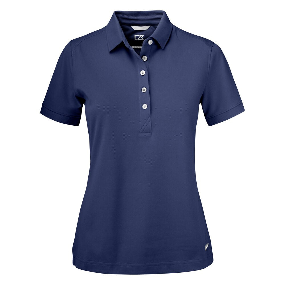 Dark Navy - Front - Cutter & Buck Womens-Ladies Advantage Polo Shirt