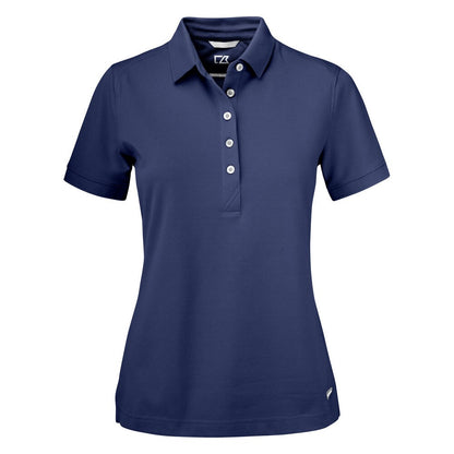 Dark Navy - Front - Cutter & Buck Womens-Ladies Advantage Polo Shirt