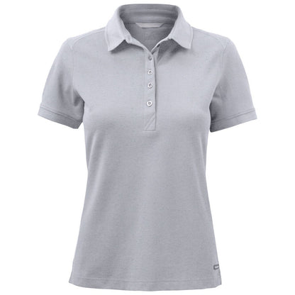 Grey Melange - Front - Cutter & Buck Womens-Ladies Advantage Polo Shirt