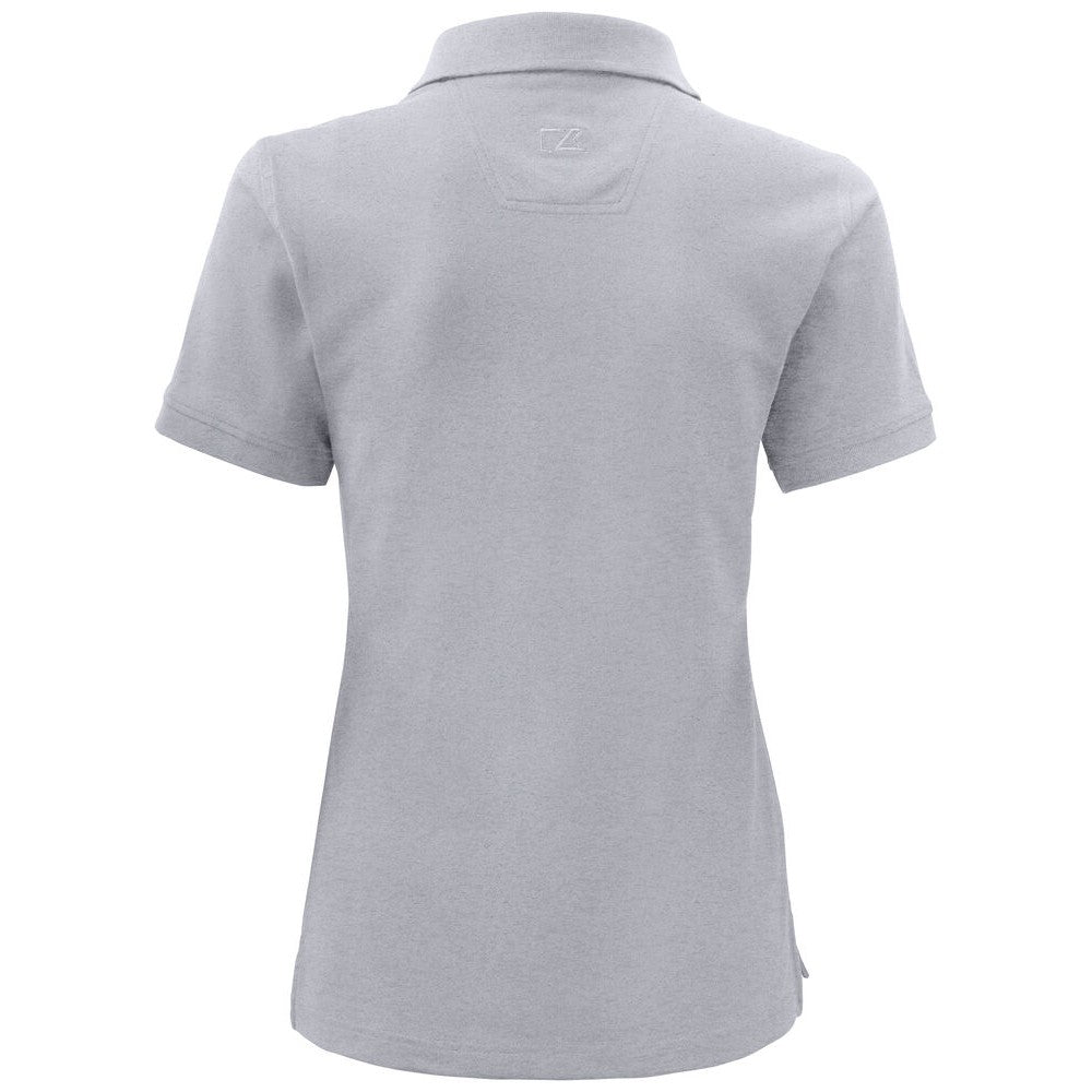 Grey Melange - Back - Cutter & Buck Womens-Ladies Advantage Polo Shirt