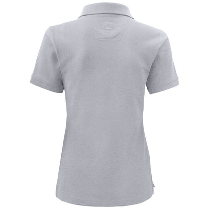Grey Melange - Back - Cutter & Buck Womens-Ladies Advantage Polo Shirt