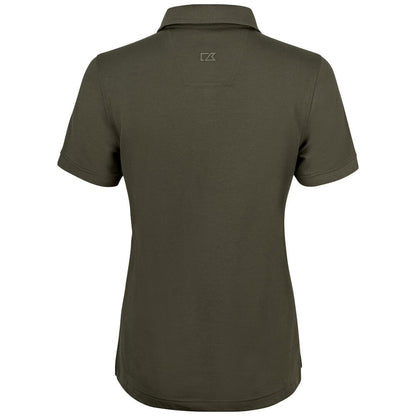 Ivy Green - Back - Cutter & Buck Womens-Ladies Advantage Polo Shirt