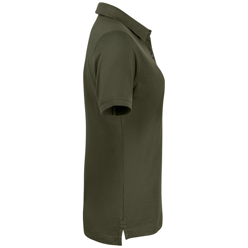 Ivy Green - Side - Cutter & Buck Womens-Ladies Advantage Polo Shirt