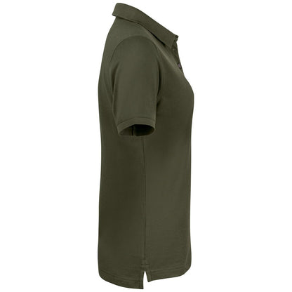 Ivy Green - Side - Cutter & Buck Womens-Ladies Advantage Polo Shirt