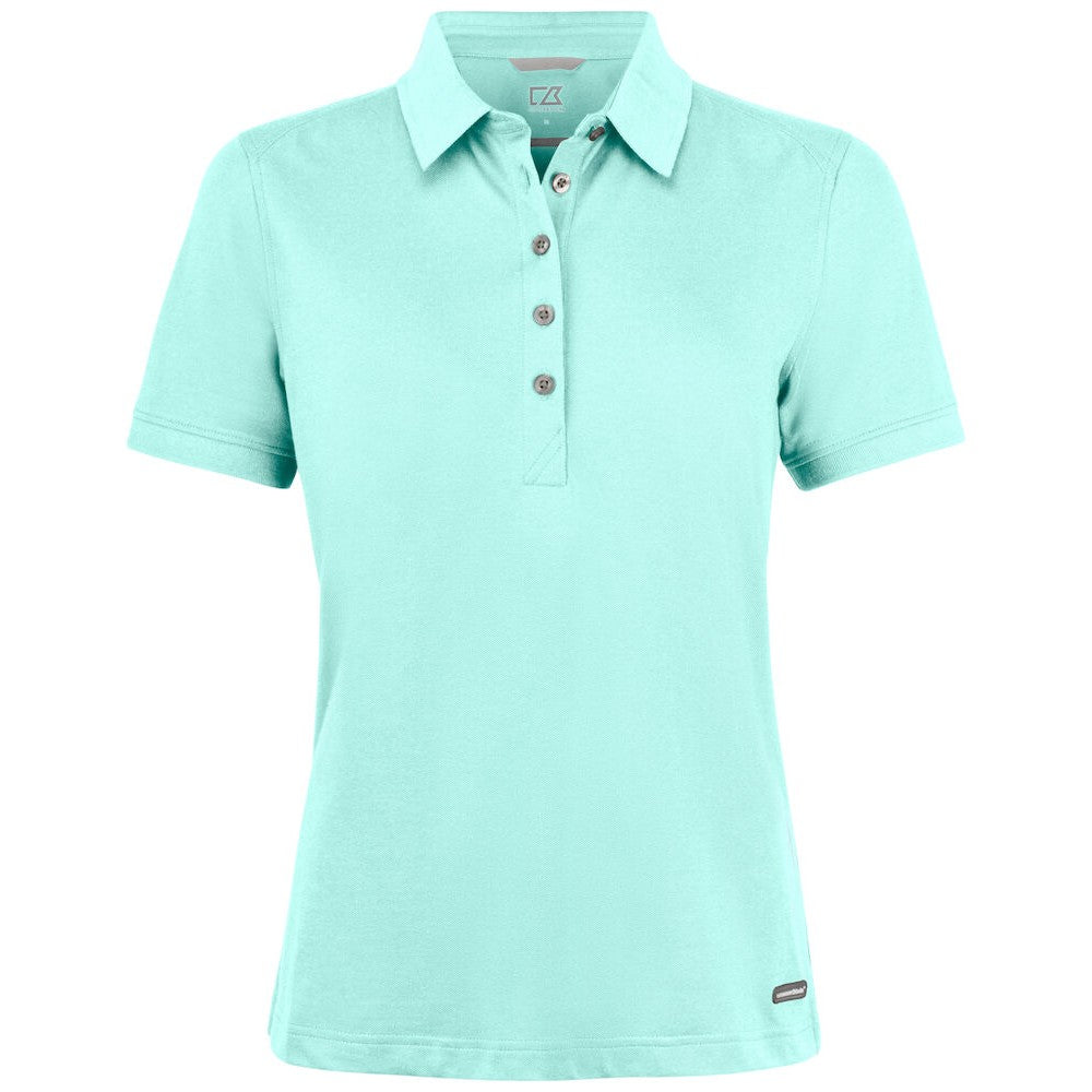 Light Turquoise - Front - Cutter & Buck Womens-Ladies Advantage Polo Shirt