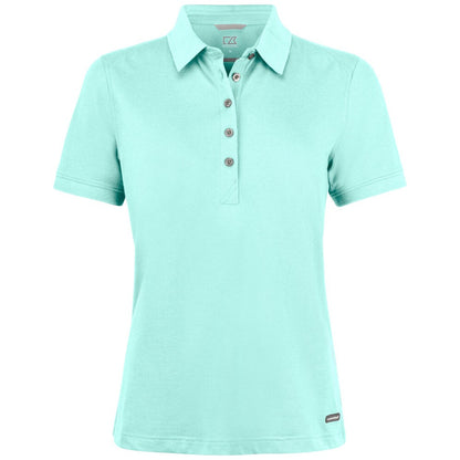 Light Turquoise - Front - Cutter & Buck Womens-Ladies Advantage Polo Shirt