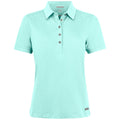 Light Turquoise - Front - Cutter & Buck Womens-Ladies Advantage Polo Shirt