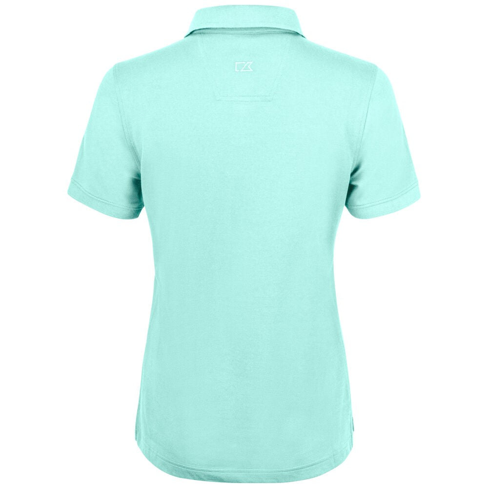 Light Turquoise - Back - Cutter & Buck Womens-Ladies Advantage Polo Shirt