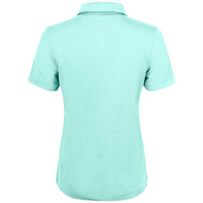 Light Turquoise - Back - Cutter & Buck Womens-Ladies Advantage Polo Shirt