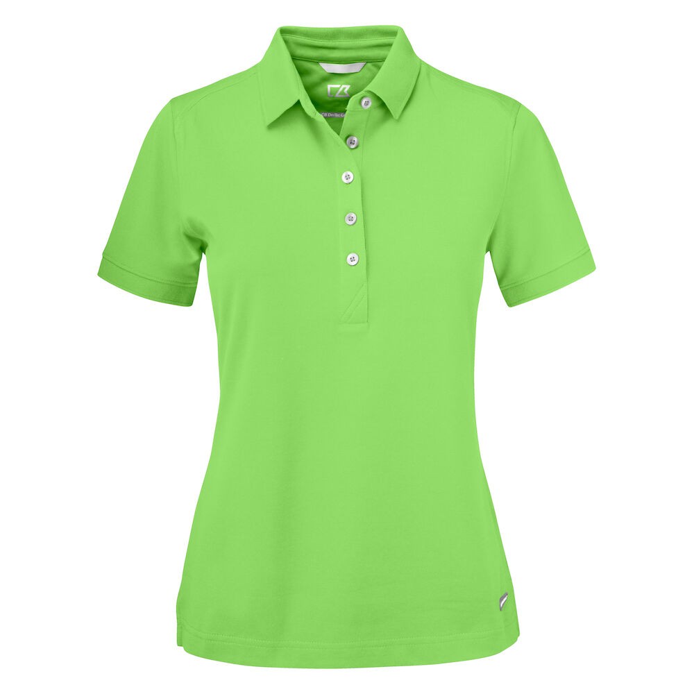 Apple Green - Front - Cutter & Buck Womens-Ladies Advantage Polo Shirt