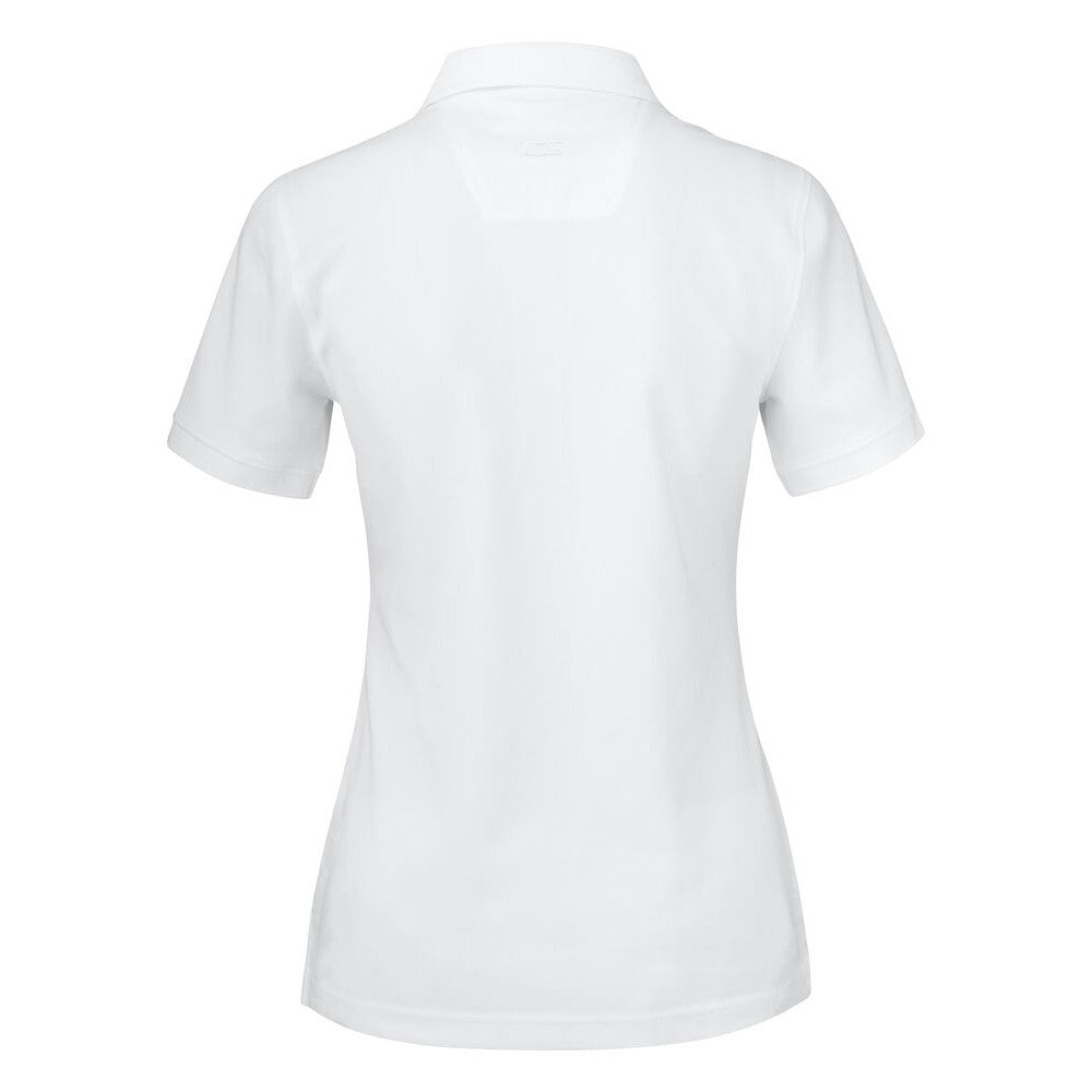 White - Back - Cutter & Buck Womens-Ladies Advantage Polo Shirt