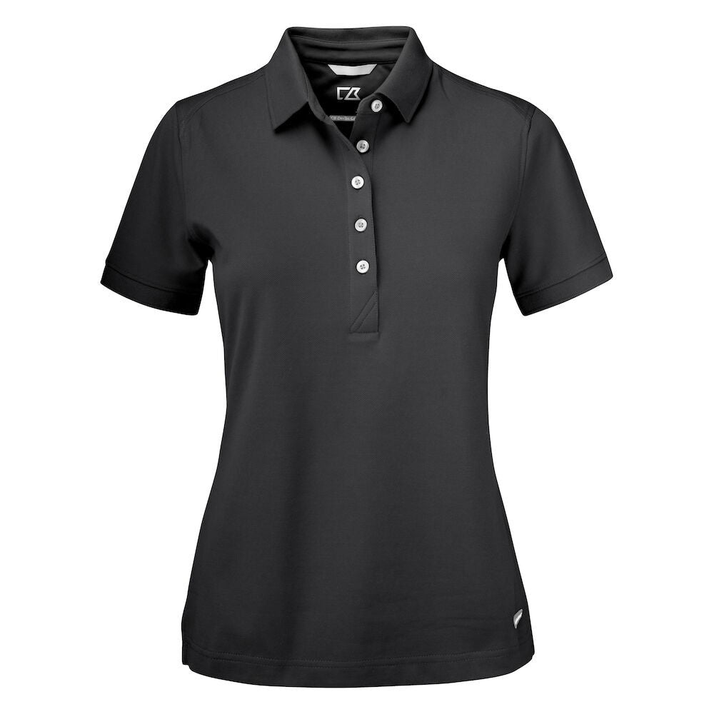 Black - Front - Cutter & Buck Womens-Ladies Advantage Polo Shirt
