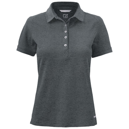 Anthracite - Front - Cutter & Buck Womens-Ladies Advantage Polo Shirt