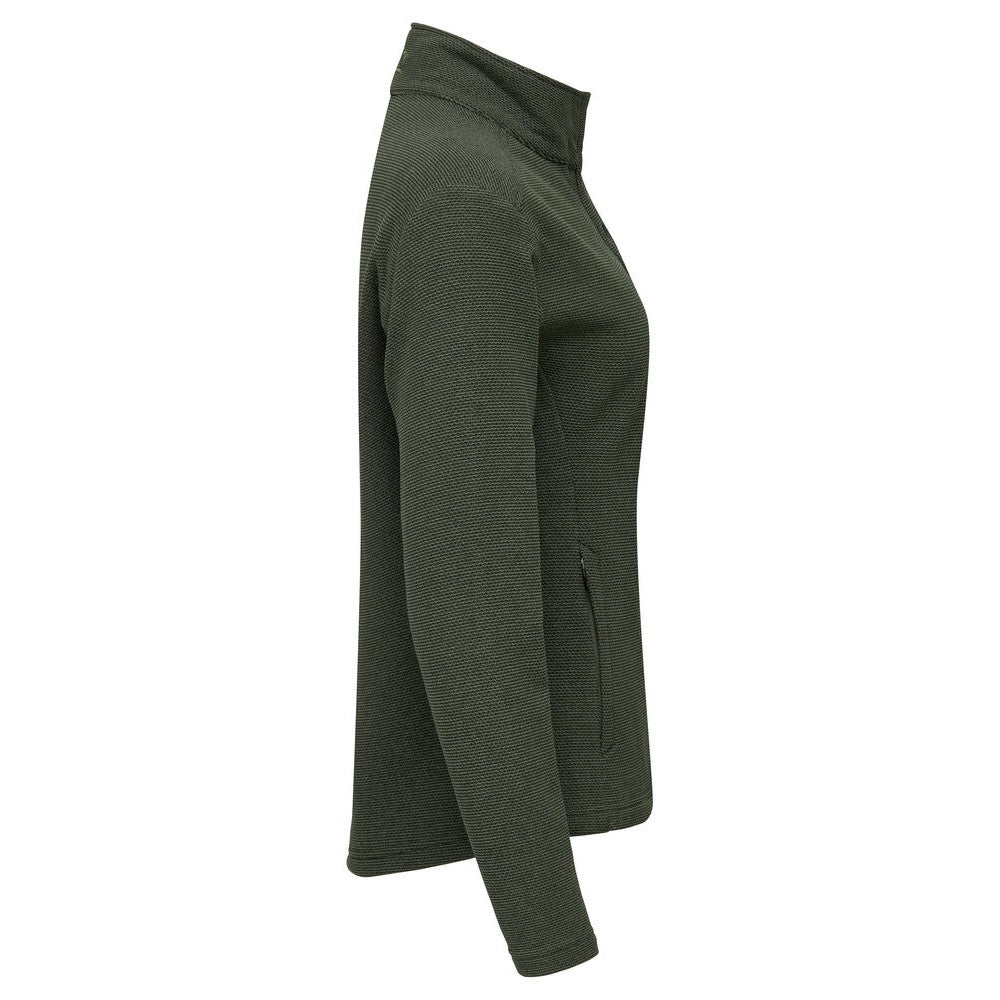 Ivy Green - Side - Cutter & Buck Womens-Ladies Hunts Point Fleece Jacket