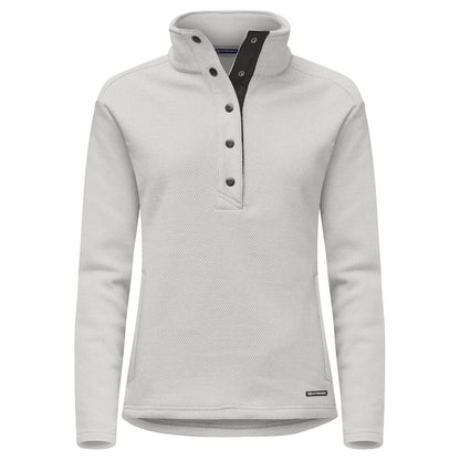 Silver - Front - Cutter & Buck Womens-Ladies Hunts Point Fleece Jacket