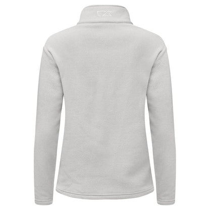 Silver - Back - Cutter & Buck Womens-Ladies Hunts Point Fleece Jacket