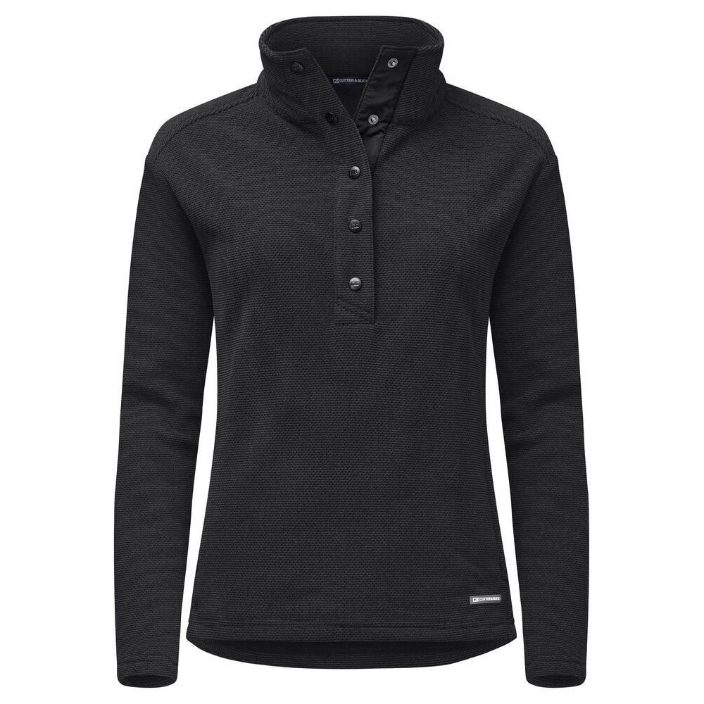 Black - Front - Cutter & Buck Womens-Ladies Hunts Point Fleece Jacket