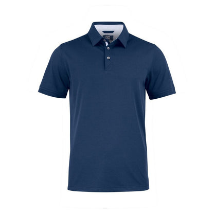 Dark Navy - Front - Cutter & Buck Mens Advantage Premium Polo Shirt