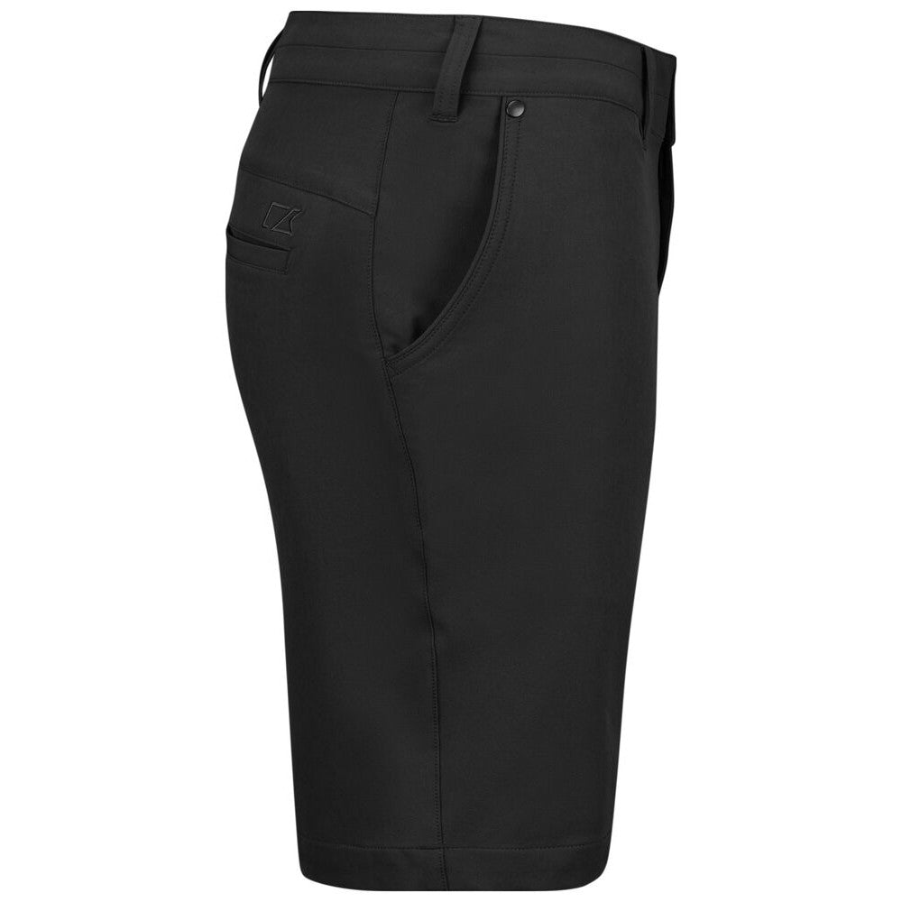 Black - Side - Cutter & Buck Mens Salish Shorts