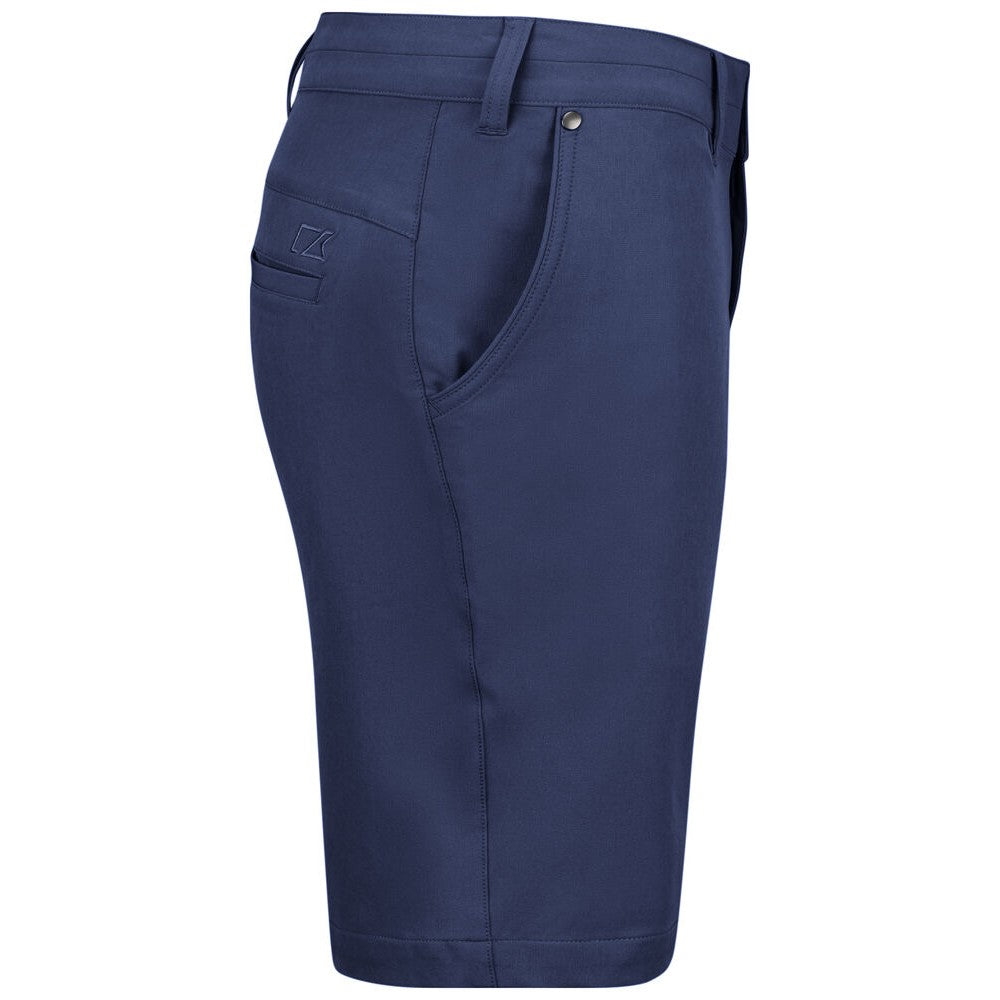 Dark Navy - Side - Cutter & Buck Mens Salish Shorts
