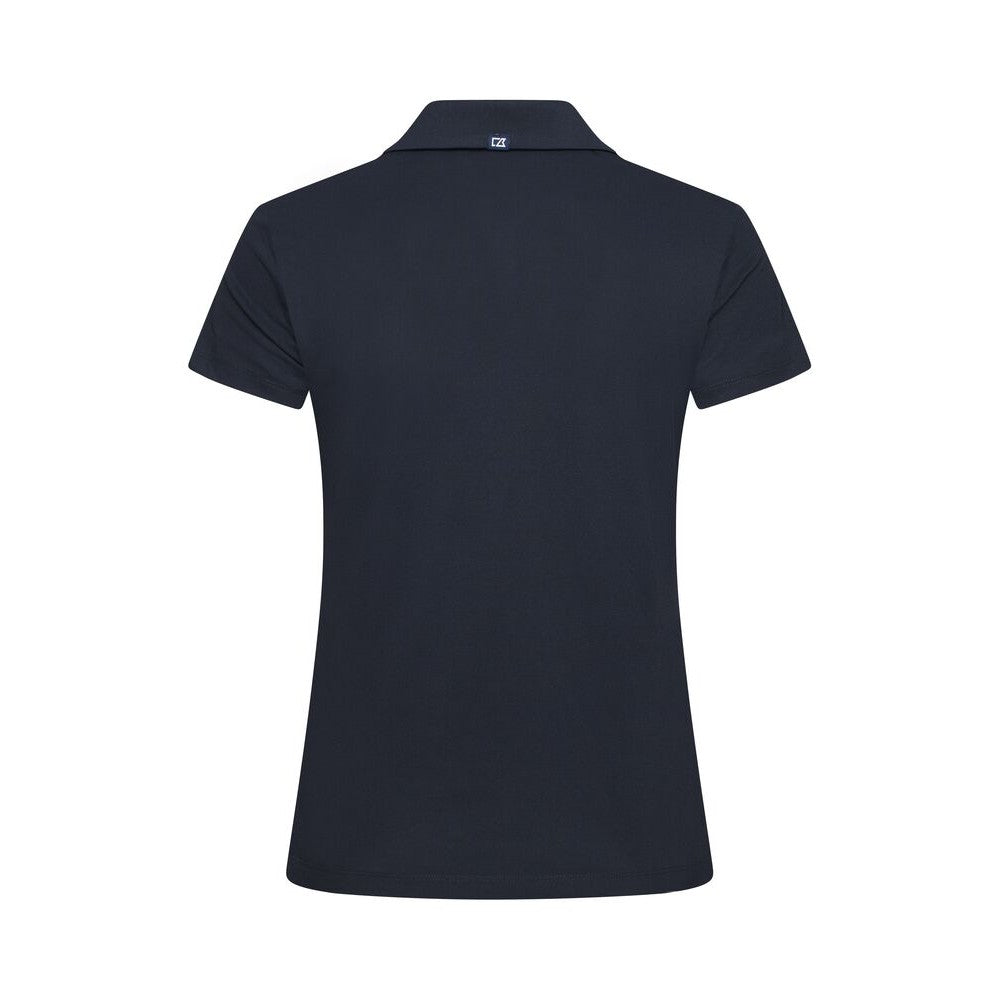 Dark Navy - Back - Cutter & Buck Womens-Ladies Virtue V Neck Polo Shirt