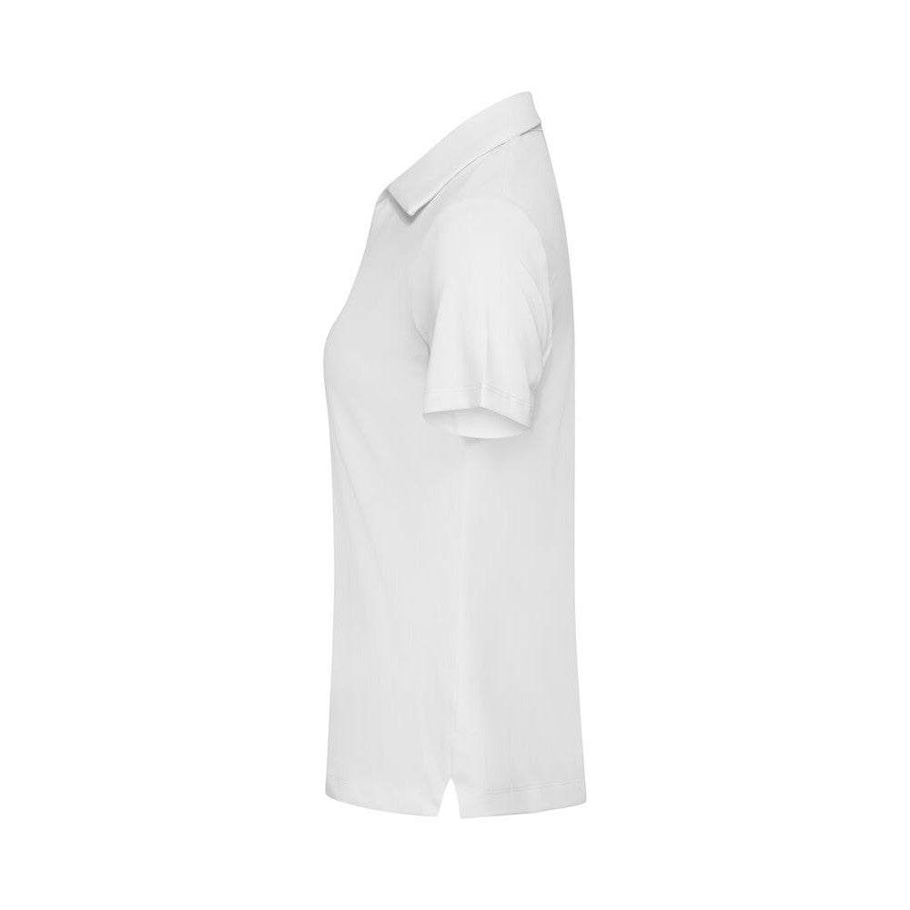 White - Lifestyle - Cutter & Buck Womens-Ladies Virtue V Neck Polo Shirt